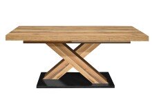 Kulissentisch >Komfort 2< in plankeneiche  - 180x76x90cm (BxHxT)