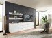 Lowboard >Core< in weiß supermatt Dekor, MDF, Spannplatte - 240x77x44cm (BxHxT)