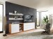 Wandboard >Core< in weiß supermatt Dekor, MDF, Spannplatte - 120x16x22cm (BxHxT)