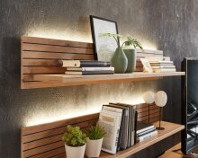 Wandboard >Core< in Artisan Eiche Dekor, MDF, Spannplatte - 120x22x23cm (BxHxT)