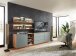 Wandboard >Core< in Artisan Eiche Dekor, MDF, Spannplatte - 120x22x23cm (BxHxT)