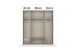Drehtürenschrank >Davoa< in alpinweiß / Eiche Artisan - 181x210x54 (BxHxT)