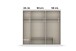 Drehtürenschrank >Davoa< in grau metallic / Eiche Artisan - 226x210x54 (BxHxT)