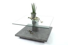 Couchtisch >4/207-30< in Stein Optik, MDF -...