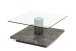 Couchtisch >4/207-30< in Stein Optik, MDF - 80x80x40cm (LxBxH)