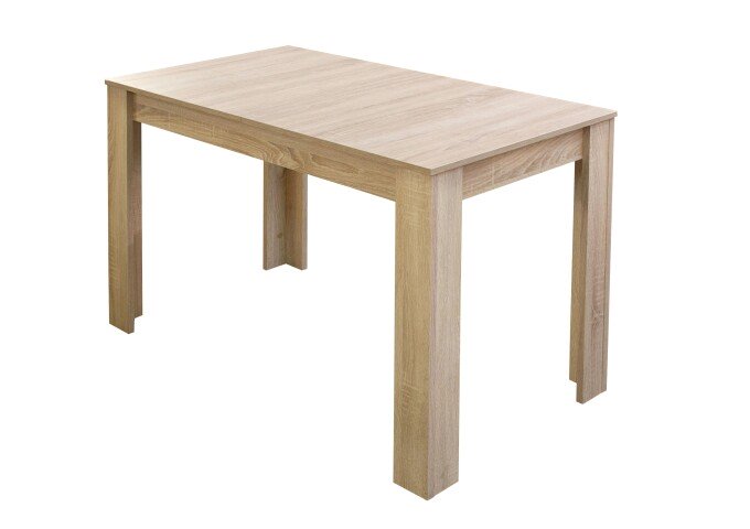 Kulissentisch >Bull< ausziehbar bis 150cm, eiche sägerau - 110(150)x75x60cm (BxHxT)
