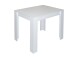 Esstisch >Bull< (ausziehbar  bis 120cm) in weiß matt - 80(120)x75x60cm (BxHxT)