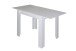 Esstisch >Bull< (ausziehbar  bis 120cm) in weiß matt - 80(120)x75x60cm (BxHxT)