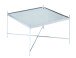 Beistelltisch >5/188< in Silber, Spiegel - 40x45x40cm (BxHxT)