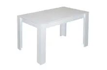 Esstisch >Pit< in weiß matt - 110x75x60cm...