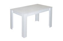 Esstisch >Pit< in weiß matt - 110x75x60cm...