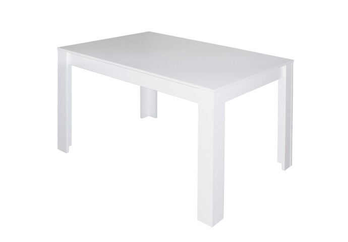 Esstisch >Pit< in weiß matt - 120x75x80cm (BxHxT)