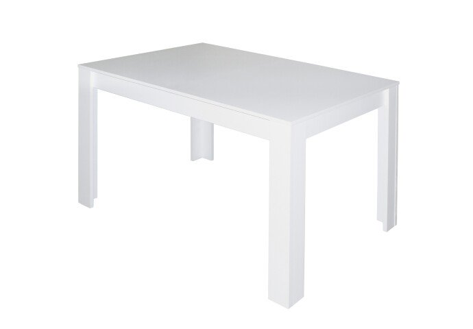 Esstisch >Pit< in weiß matt - 120x75x80cm (BxHxT)