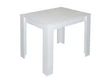 Esstisch >Pit< in weiß matt - 80x75x60cm (BxHxT)