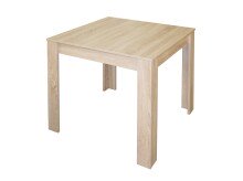 Esstisch >Pit< in eiche sägerau - 80x75x80cm...