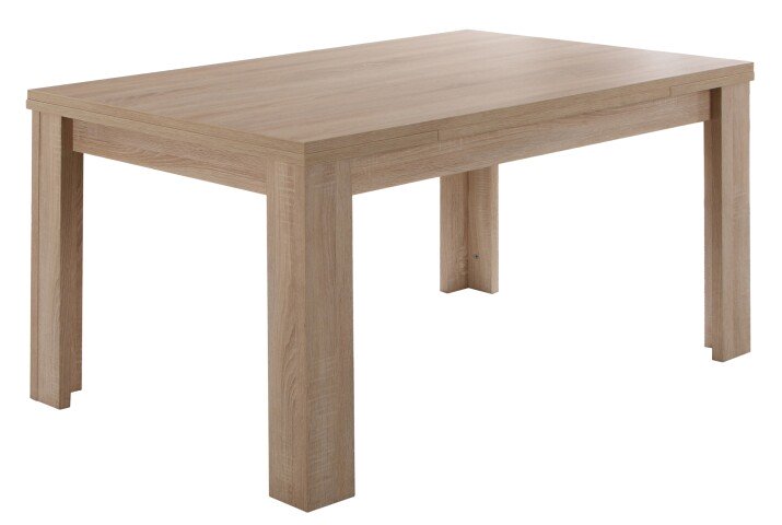 Kulissentisch >Monzi< (ausziehbar) in eiche sägerau - 120x78x80cm (BxHxT)