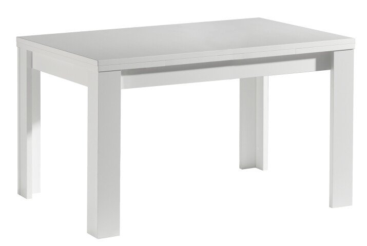 Kulissentisch >Monzi< (ausziehbar) in weiß matt - 120x78x80cm (BxHxT)
