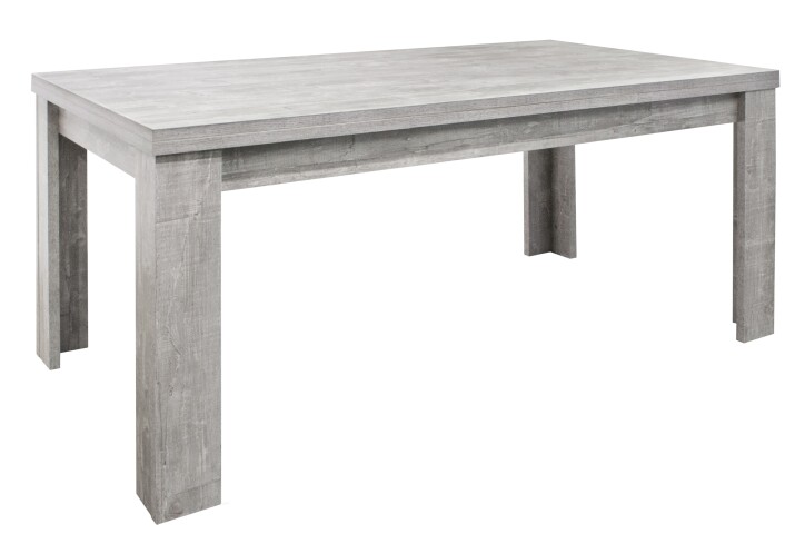 Kulissentisch >Monzi< ausziehbar bis 240cm, in beton Dekor - 140/240x78x90cm (BxHxT)