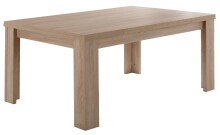 Kulissentisch >Monzi< (ausziehbar) in eiche sägerau - 160x78x90cm (BxHxT)