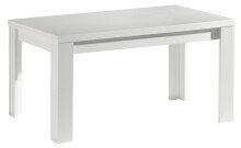 Kulissentisch >Monzi< (ausziehbar) in weiß matt - 160x78x90cm (BxHxT)