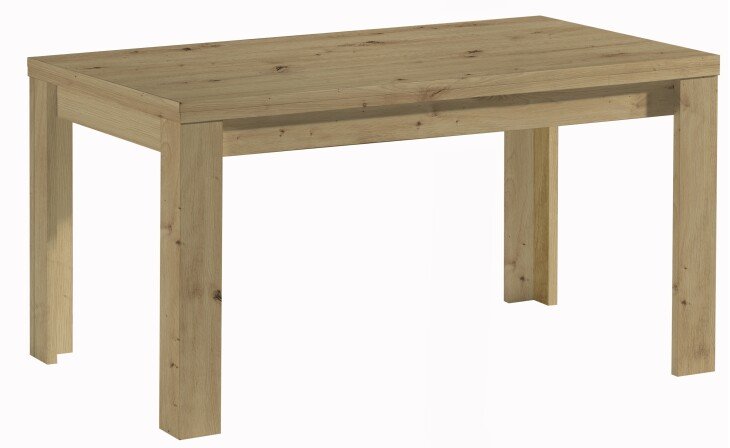 Kulissentisch >Monzi< (ausziehbar) in asteiche - 160x78x90cm (BxHxT)