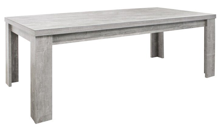 Kulissentisch >Monzi< (ausziehbar) in beton - 180x78x90cm (BxHxT)