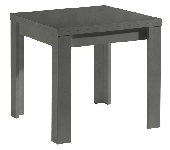 Kulissentisch >Monzi< (ausziehbar) in graphit - 80x78x80cm (BxHxT)