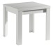 Kulissentisch >Monzi< (ausziehbar bis 136cm) in weiß matt - 80(136)x78x80cm (BxHxT)