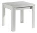 Kulissentisch >Monzi< (ausziehbar bis 136cm) in weiß matt - 80(136)x78x80cm (BxHxT)