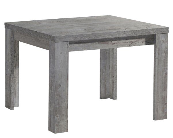 Kulissentisch >Monzi< (ausziehbar) in beton - 80x78x60cm (BxHxT)