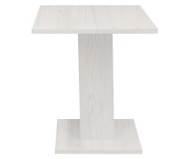 Säulen-Esstisch >Tap< ausziehbar bis 120cm in pino aurelio - 80/120x76x80cm (BxHxT)