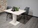 Säulen-Esstisch >Tap< ausziehbar bis 120cm in pino aurelio - 80/120x76x80cm (BxHxT)