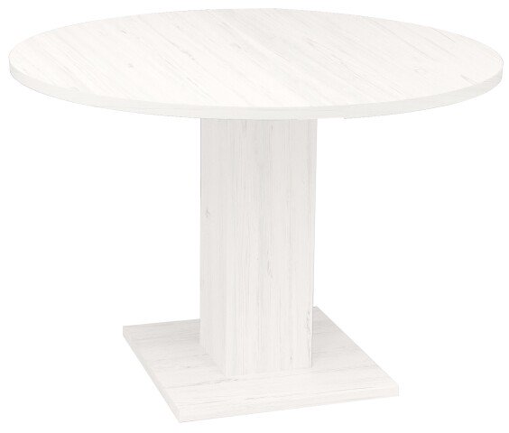 Säulen-Esstisch >Tap< (ausziehbar bis 150cm) in pino aurelio - 110(150)x76x110cm (BxHxT)