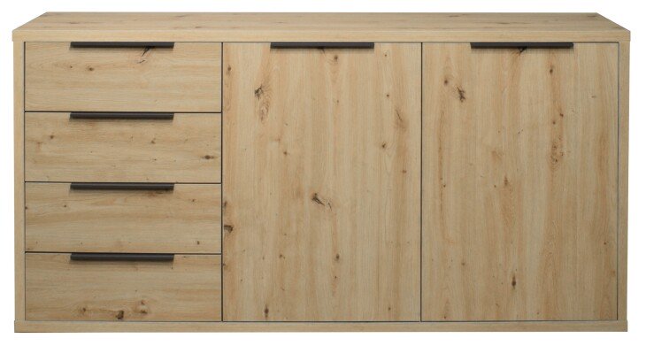 Sideboard >Clyde< in asteiche Dekor - 180x90x45cm (BxHxT)