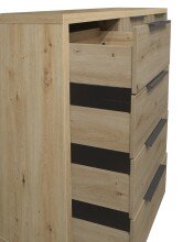Sideboard >Clyde< in asteiche Dekor - 180x90x45cm (BxHxT)