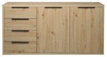 Sideboard >Clyde< in asteiche Dekor - 180x90x45cm (BxHxT)