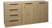 Sideboard >Clyde< in asteiche Dekor - 180x90x45cm (BxHxT)