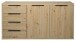 Sideboard >Clyde< in asteiche Dekor - 180x90x45cm (BxHxT)