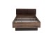 Bett >JACKY< in Schlam/Scripteiche Dekor/Schwarz Eiche, 126,4x87,7x209,6cm B/H/T