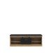Sitzbank >KASZIMIRO< in Waterford Eiche /Schwarz  - 145,7x52,4x43cm (BxHxT)