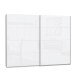 Schwebetürenschrank >Starlet Plus < in Weiß/ Weiß Glanz, 269,9x209,7x61,2cm B/H/T