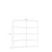 Schwebetürenschrank >Starlet Plus < in Weiß/Weiß Glanz, 200,1x209,7x61,2cm B/H/T