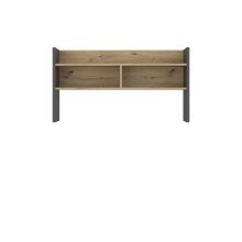 Schreibtischaufsatz >Modultrick< in Grau/ Artisan Eiche Dekor, 109,6x60x25,8cm B/H/T