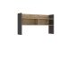 Schreibtischaufsatz >Modultrick< in Grau/ Artisan Eiche Dekor, 109,6x60x25,8cm B/H/T