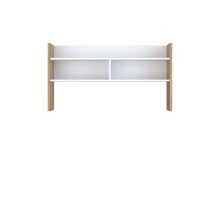 Schreibtischaufsatz >Modultrick< in Artisan Eiche/ Weiß - 109,6x60x25,8 (BxHxT)