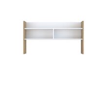 Schreibtischaufsatz >Modultrick< in Artisan Eiche/ Weiß - 109,6x60x25,8 (BxHxT)