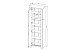 Garderobenschrank >Dijon< in Ashgrey Dekor, MDF, Spannplatte - 65x201x38 (BxHxT)
