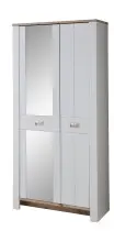 Schuhschrank >Dijon< in Ashgrey Dekor, MDF,...