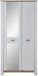 Schuhschrank >Dijon< in Ashgrey Dekor, MDF, Spannplatte - 98x201x38cm (BxHxT)
