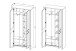 Schuhschrank >Dijon< in Ashgrey Dekor, MDF, Spannplatte - 98x201x38cm (BxHxT)